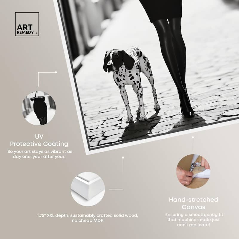 City Dalmatian II Canvas by Art Remedy