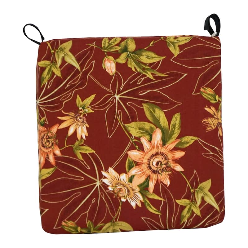 16-inch Indoor/Outdoor Chair Cushions (Set of 2) - 16 x 16