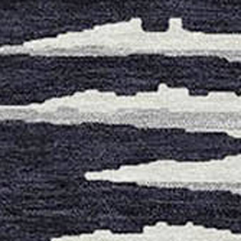 HomeRoots Striped Transitional Rectangle Outdoor Rug