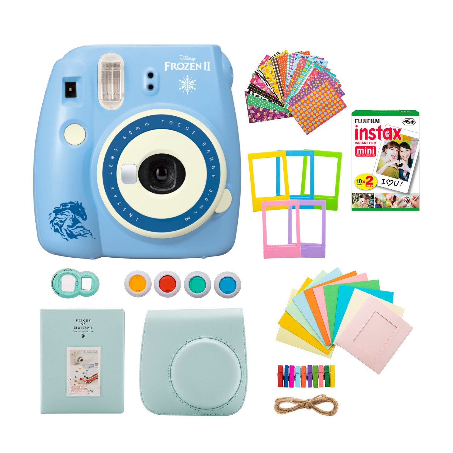 Shop Fujifilm Mini 9 Instant Camera Disney Frozen 2 With Film Pack Bundle Overstock 30656148