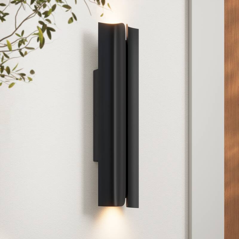 Millennium Lighting LED Outdoor Wall Sconce in Powder Coat Black - 20  Inch