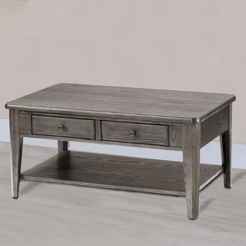 Chromcraft Peter Revington Coffee Table in Gray Finish - Gray - Wood