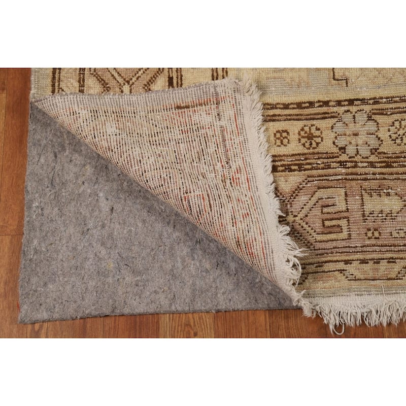 Pre-1900 Antique Vegetable Dye Khotan Rug Hand-Knotted Wool Carpet - 5'7"x 10'7"