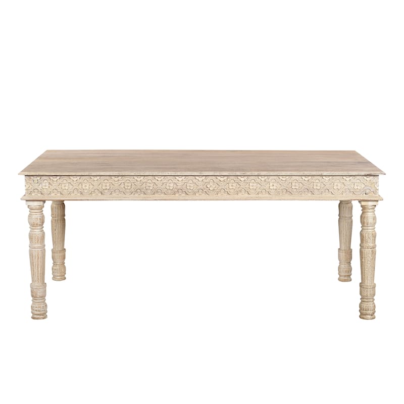 Milton Carved Solid Wood Dining Set