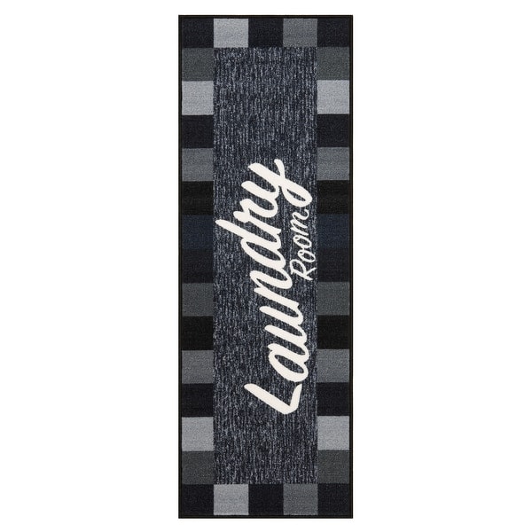 Shop Ottomanson Washtown Laundry Mat Runner Rug On Sale Overstock 31273410