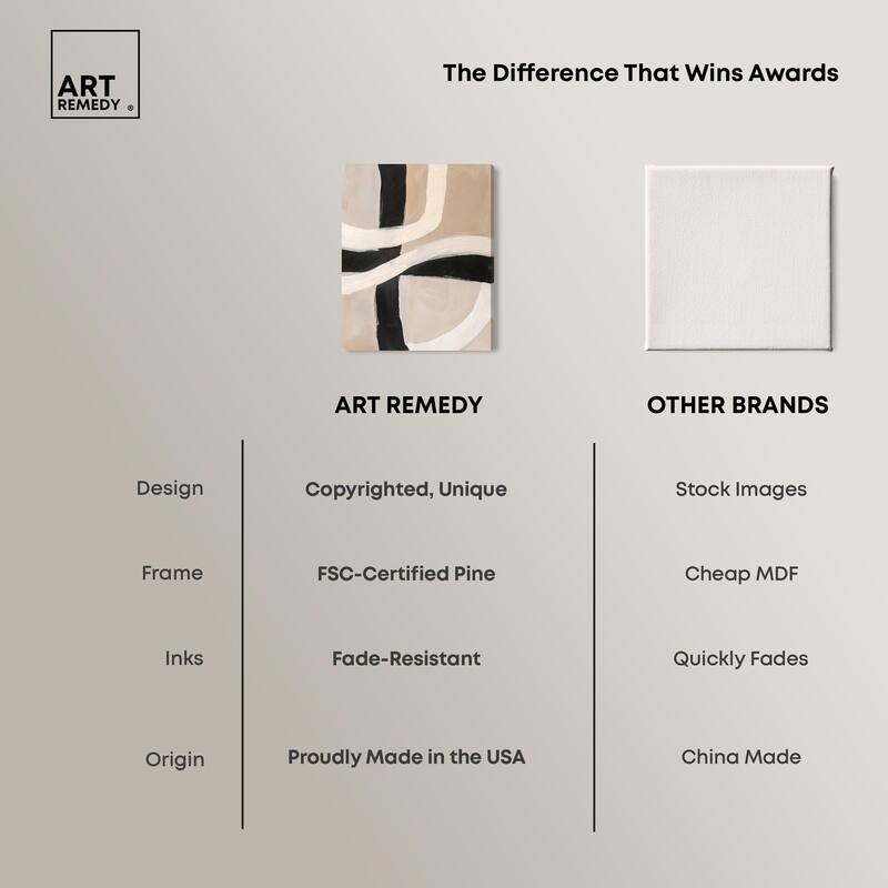 Subline Strokes II Canvas by Art Remedy, Gallery Wrapped