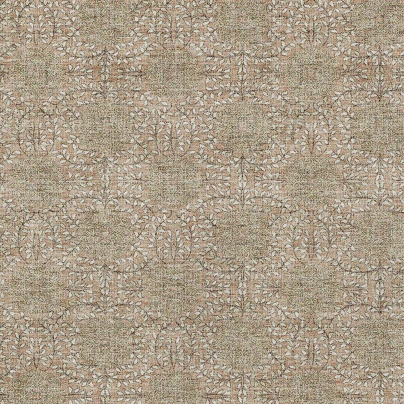 HomeRoots Damask Transitional Rectangle Outdoor Rug
