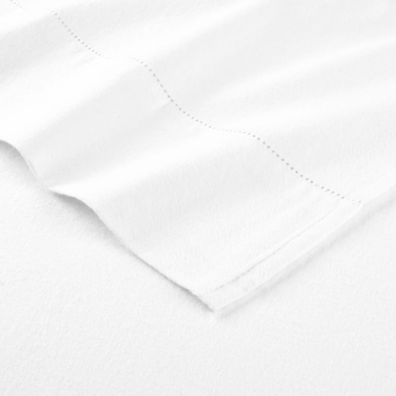 Pointehaven Solid Cotton 180 GSM Deep Pocket Oversized Brushed Flannel Sheet Set
