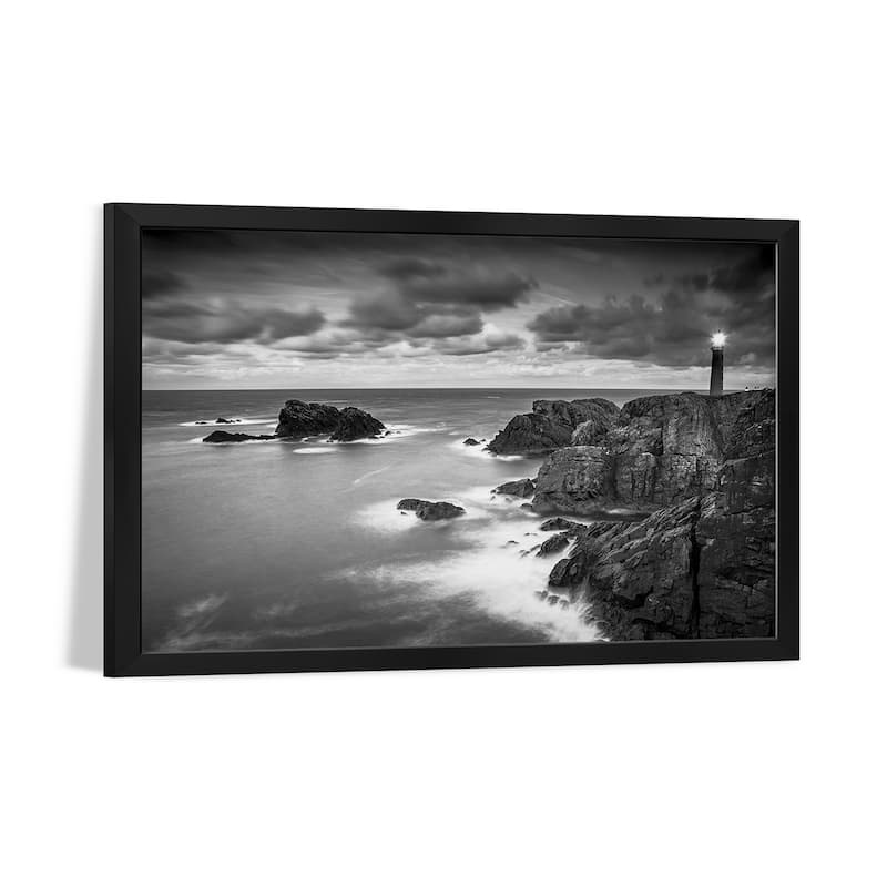 Butt Of Lewis Light House - Isle Of Lewis Premium Framed Poster by Stephen Hodgetts