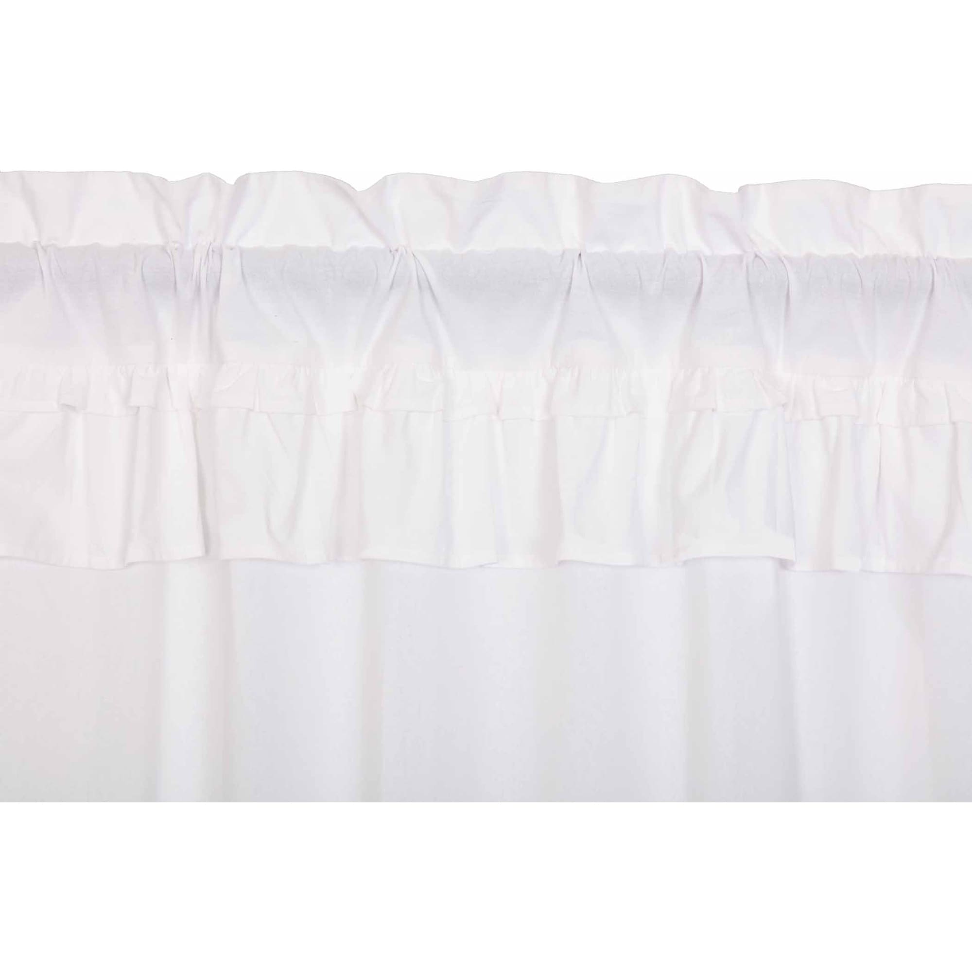 Muslin Ruffled Valance