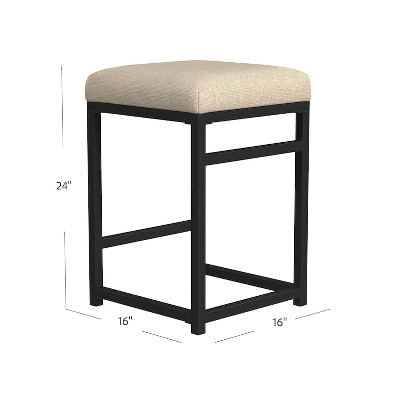 HomePop Backless Metal 24" Counter Stool - 24 inches