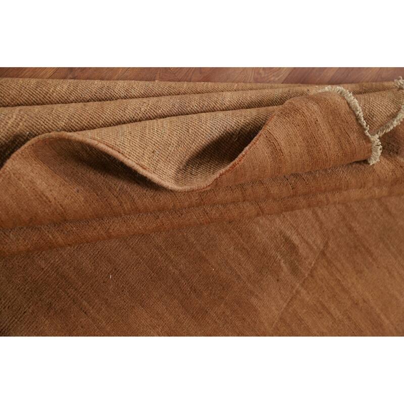 Modern Gabbeh Oriental Area Rug Hand-Knotted Wool Carpet - 5'7"x 7'6"