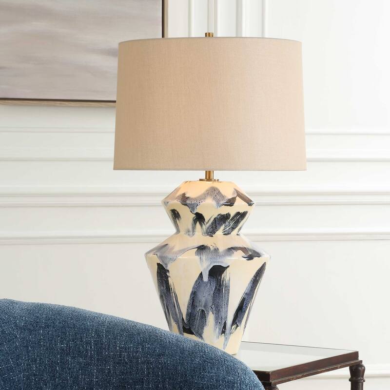 Uttermost Oranda Abstract Geometric Table Lamp - N/A