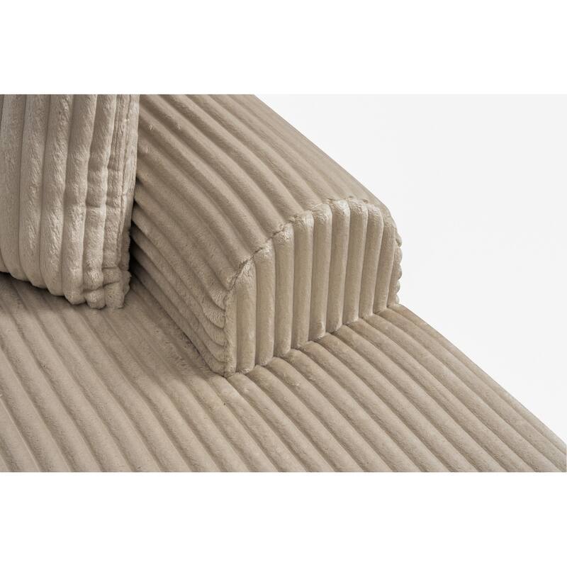 109" Cloud Sectional Sofa with Chaise, No Assembly Required