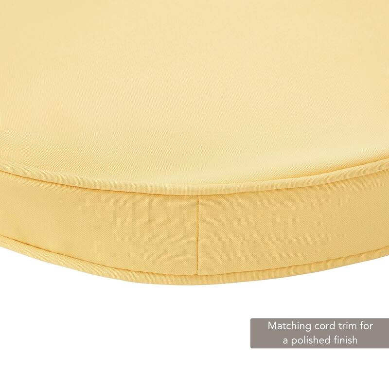 Greendale Home Fashions 18" Round Outdoor Chair Pad (Set of 2)