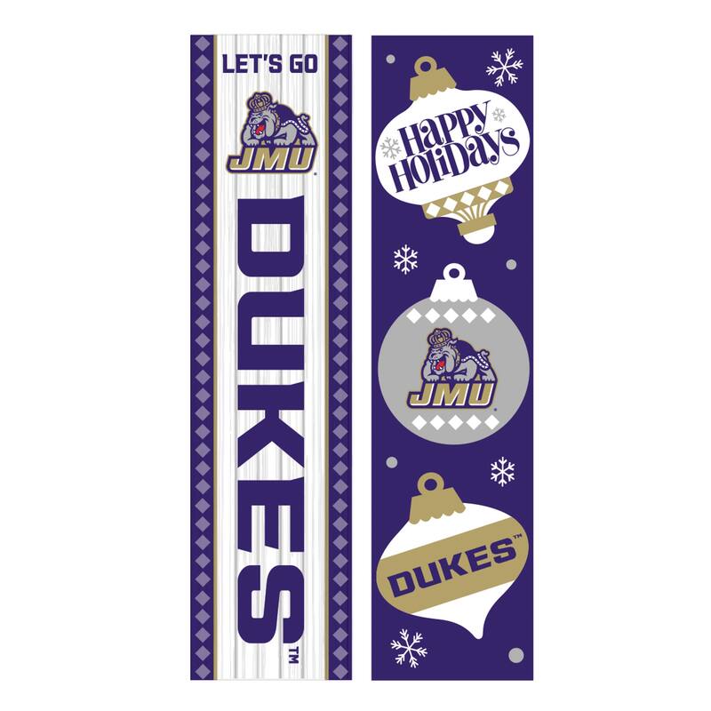 47" Double Sided Seasonal Porch Leaner, James Madison University - 47" x 11.25"