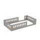 preview thumbnail 20 of 24, Wood Twin Size Floor Bed Toddler Bed Cribs with Surrounded Fences and Small Opening, Curved Design Protects Baby Kids Safe