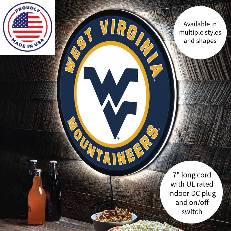 West Virginia University LED Lighted Sign