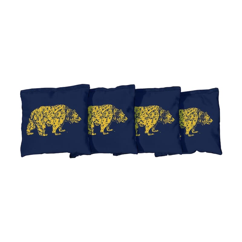 College Vault California-Berkeley Golden Bears Blue Cornhole Bags - Corn Filled