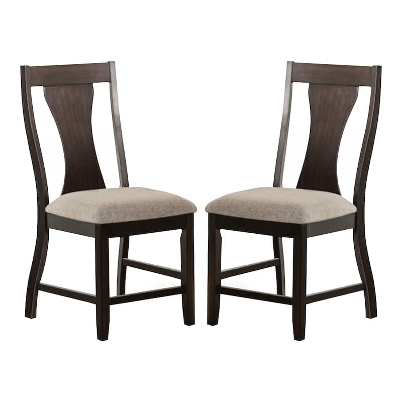 Furniture of America Yara Modern 5-Piece Espresso Wood Dining Set