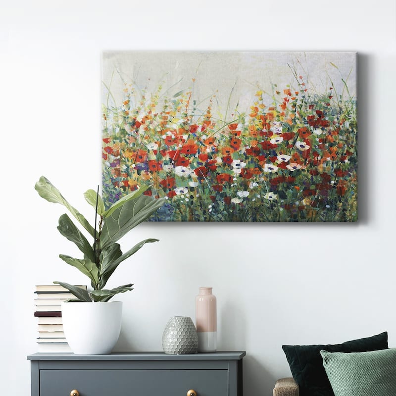 Garden in Bloom II Premium Gallery Wrapped Canvas - Ready to Hang