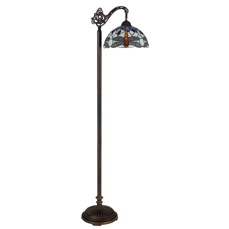 Colebridge 62" Height Bronze Resin/Metal Floor Lamp - One Size