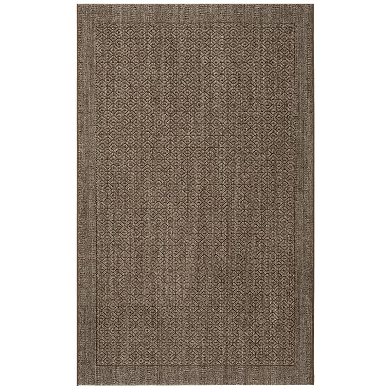 SAFAVIEH, Palm Beach Clevie Modern Sisal Rug - 5' x 8' - Silver