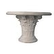 preview thumbnail 2 of 5, Roman Corinthian Capital Architectural Table - Ivory