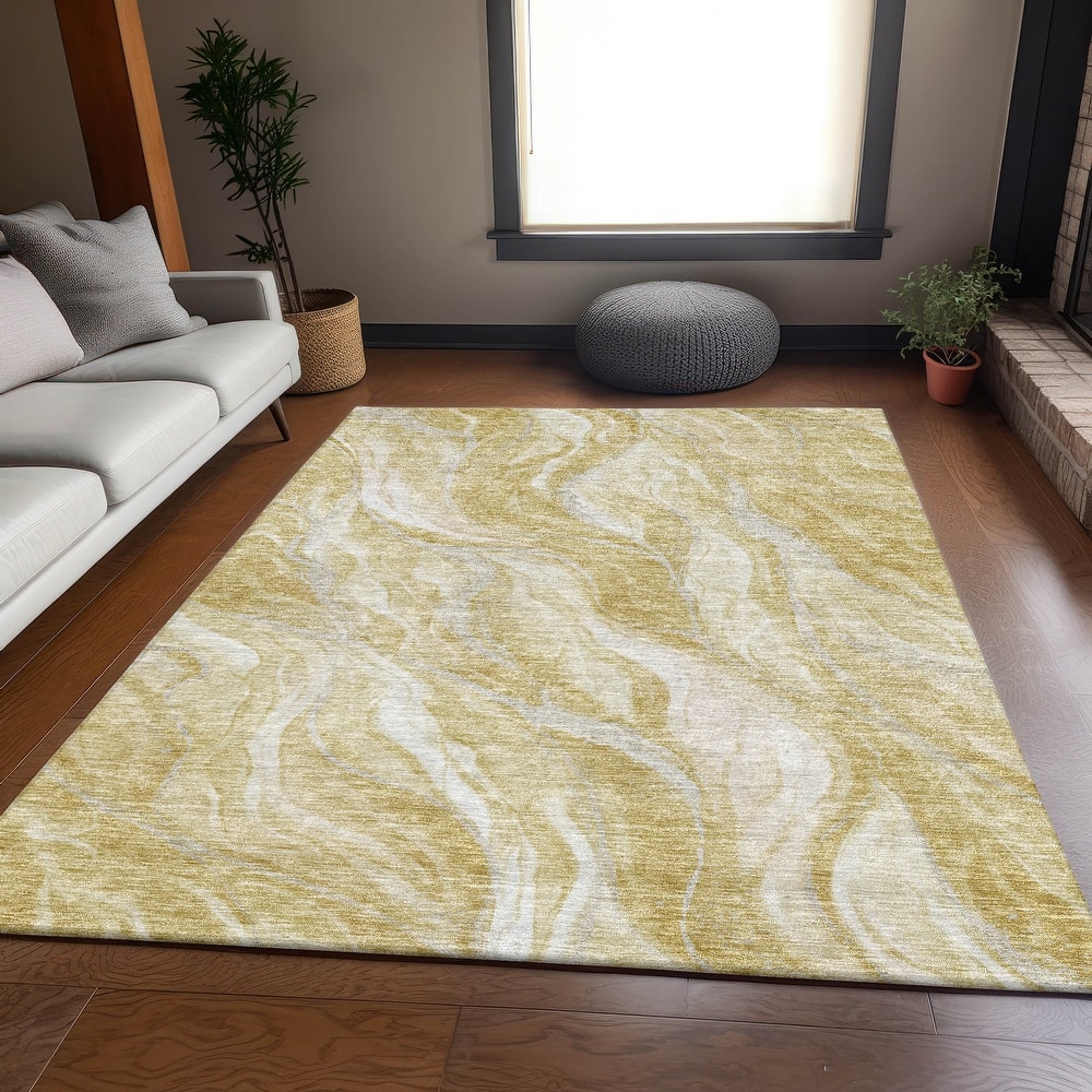 Premium Washable Super Soft Abstract Contemporary Mayfield Rug