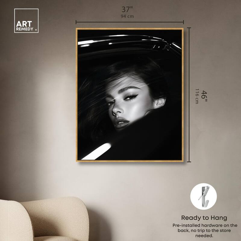 Depth of Her Eyes Canvas by Art Remedy