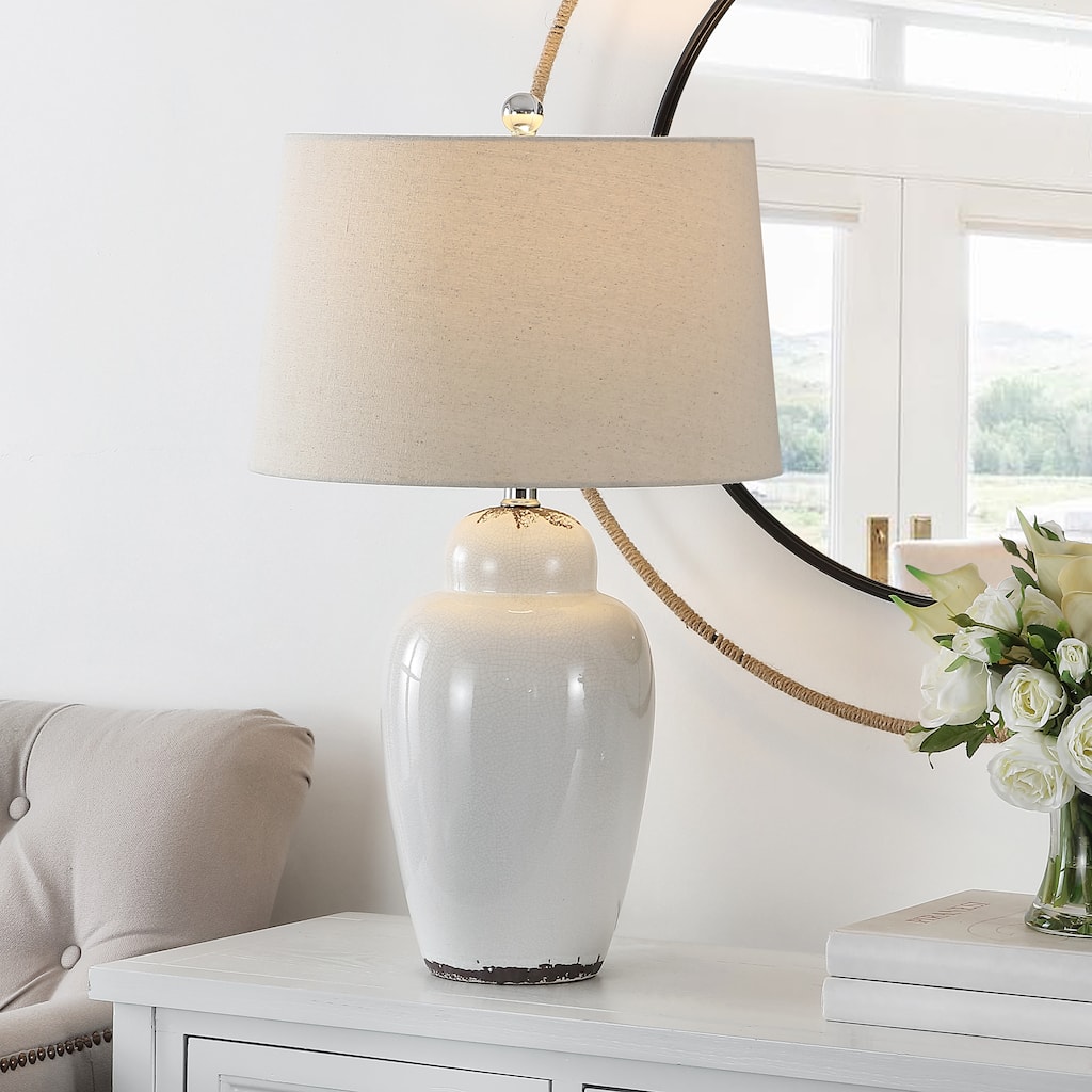SAFAVIEH Lighting Jinan 22-inch LED Table Lamp (Set of 2) - 13" W x 13" L x 21.5" H - 16"W x 16"D x 26"H