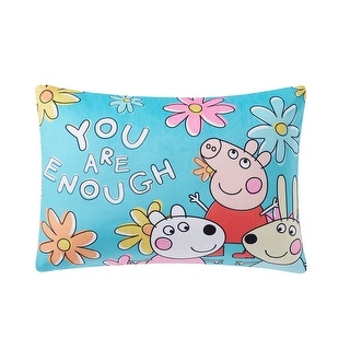 Peppa Pig Officiële Magic Design Peuter Cot Bed Dekbedovertrek Set | Omkeerbaar 2-zijdig Beddengoed Inclusief Bijpassende Kussensloop, Slaapkamerbereik Polykatoen (Peuter Dekbedovertrek Set