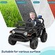 preview thumbnail 8 of 29, EROMMY Motorized Kids Ride on Jeep Car, 12V 4.5AH Battery Powered Electric Vehicle with 2.4G Remote Control, Light and Music