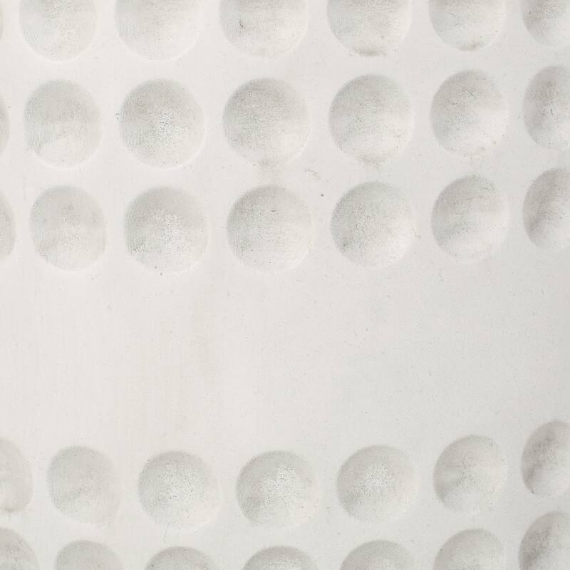 Handmade Round Planter, Unique dot Design for holding flowers herbs