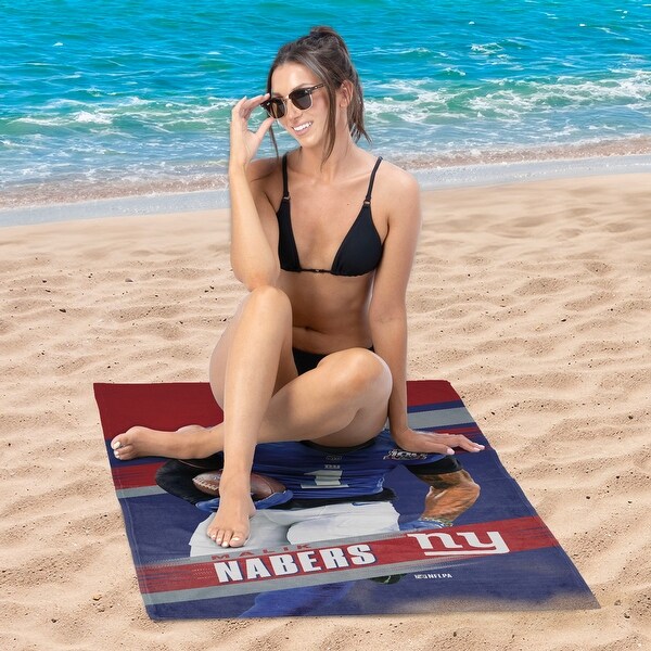 NFL New York Giants Player Beach Towel - 30 x 60 inches - Bed Bath