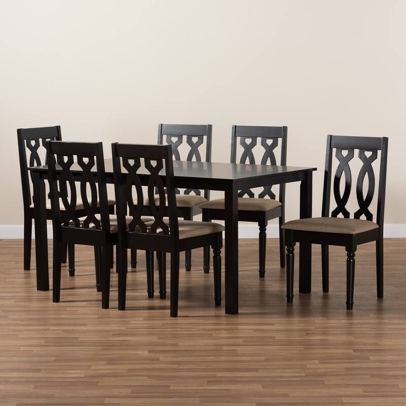 Cherese Modern and Contemporary 7-Piece Dining Set