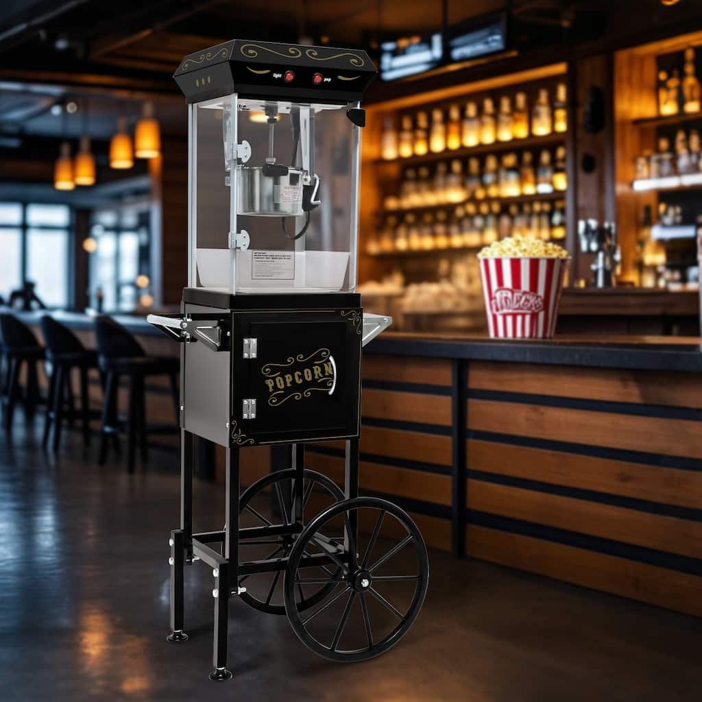 6OZ Popcorn Maker:This 480W theater-style popcorn popper. It includes an old maids drawer to collect un-popped kernels