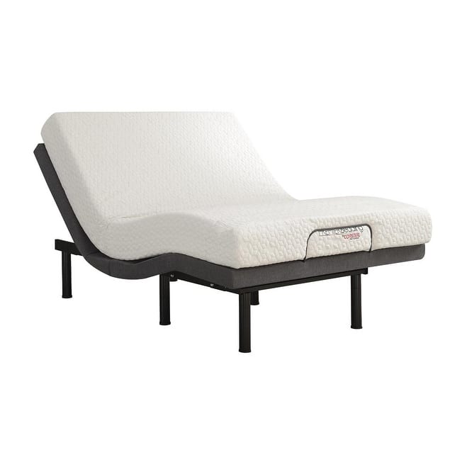 Hyde Grey and Black Adjustable Bed Base