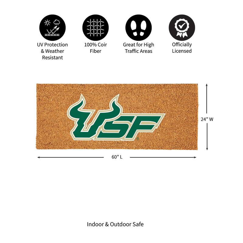 University of South Florida Full Color Indoor/Outdoor Coir Mat