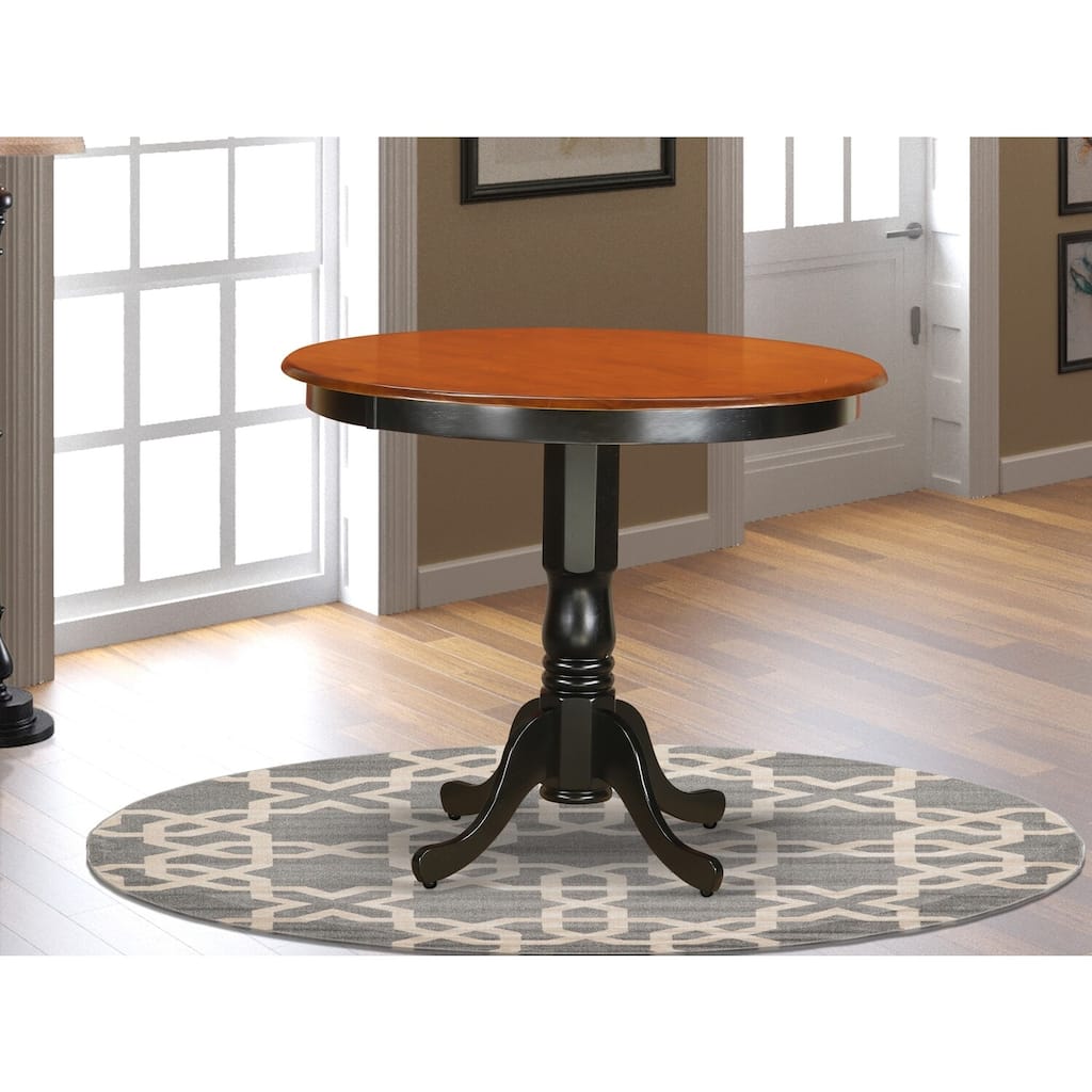 Counter Height Pub Dining Table 42x42 Inch - Square Gathering Table with Buttermilk Cherry Finish - 42