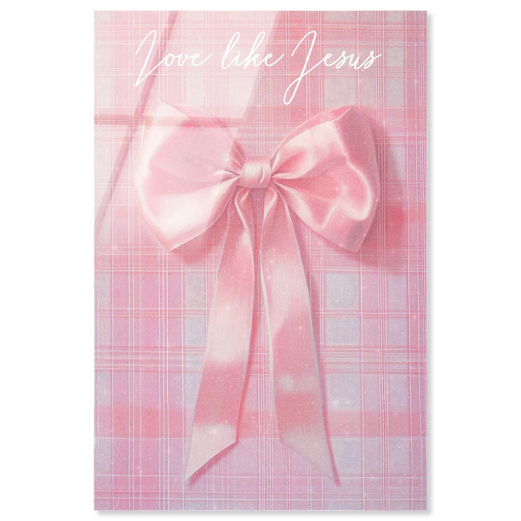 Love Like Jesus Bow Acrylic by Art Remedy, Ready to Hang