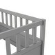 preview thumbnail 10 of 13, Twin Size Floor Bed with Super High Security Barrier