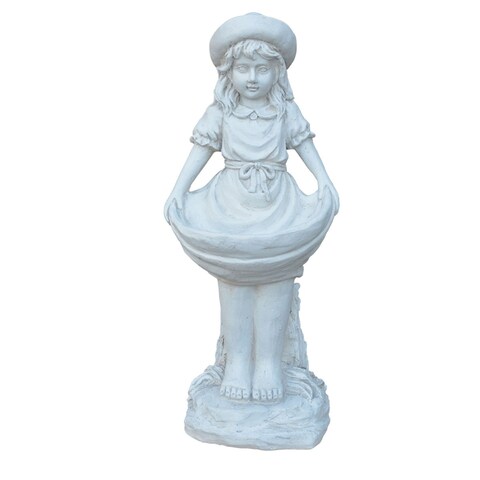 27" Angel Birdbath
