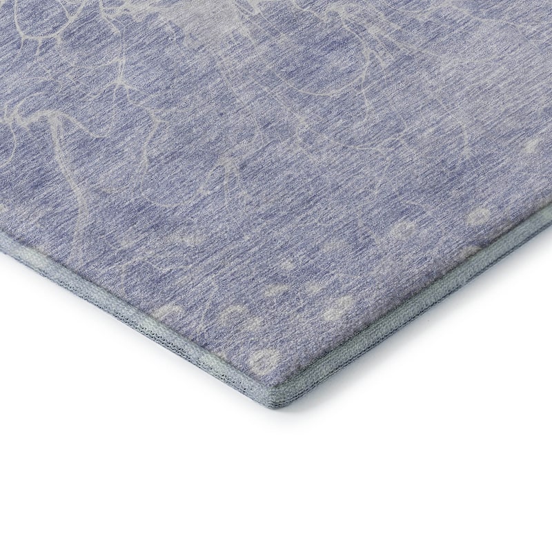 Premium Washable Super Soft Muted Floral Mayfield Rug