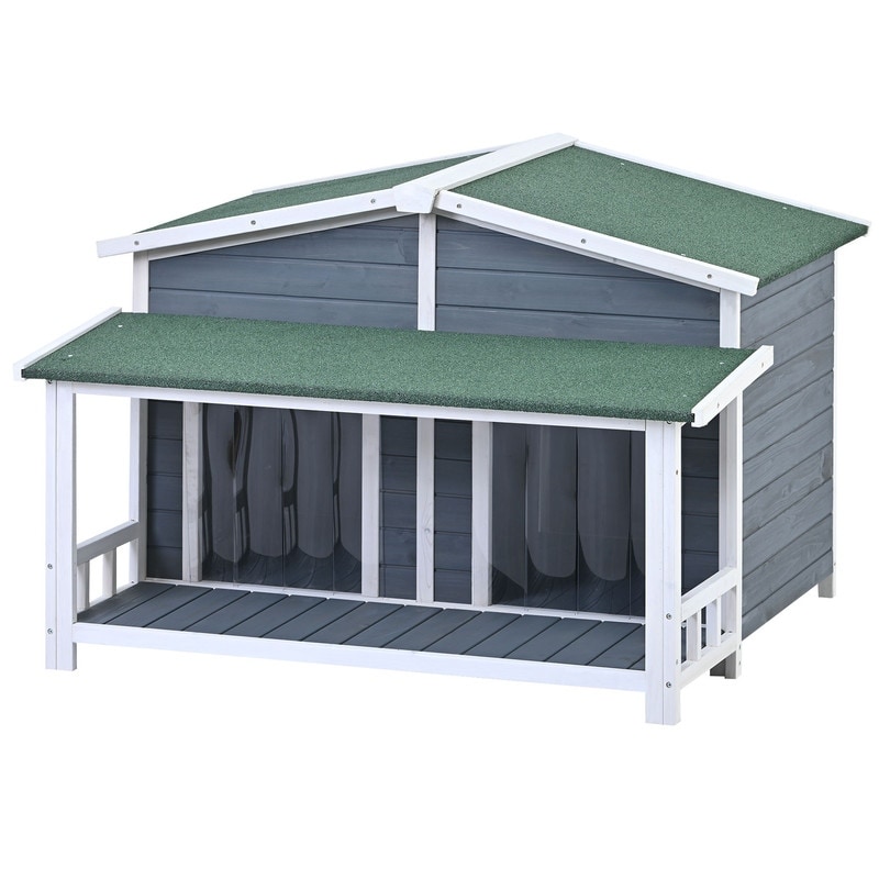 Wooden dog hot sale house kits