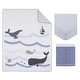 preview thumbnail 1 of 2, NoJo Marine 3 Piece Crib Bedding Set