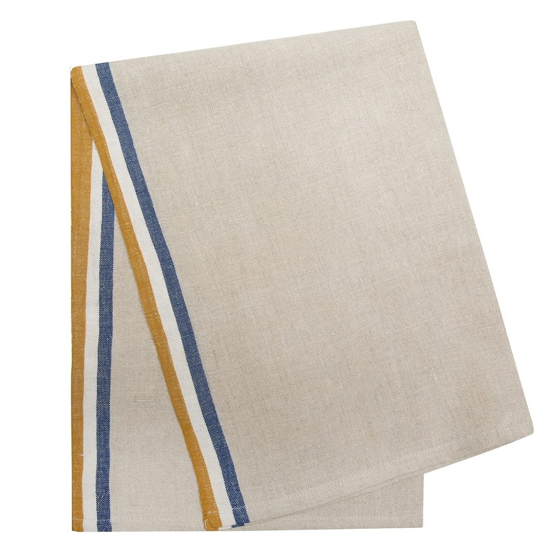Caravan Normandy White Tea Towels - Set of 2 - 20 x 30"