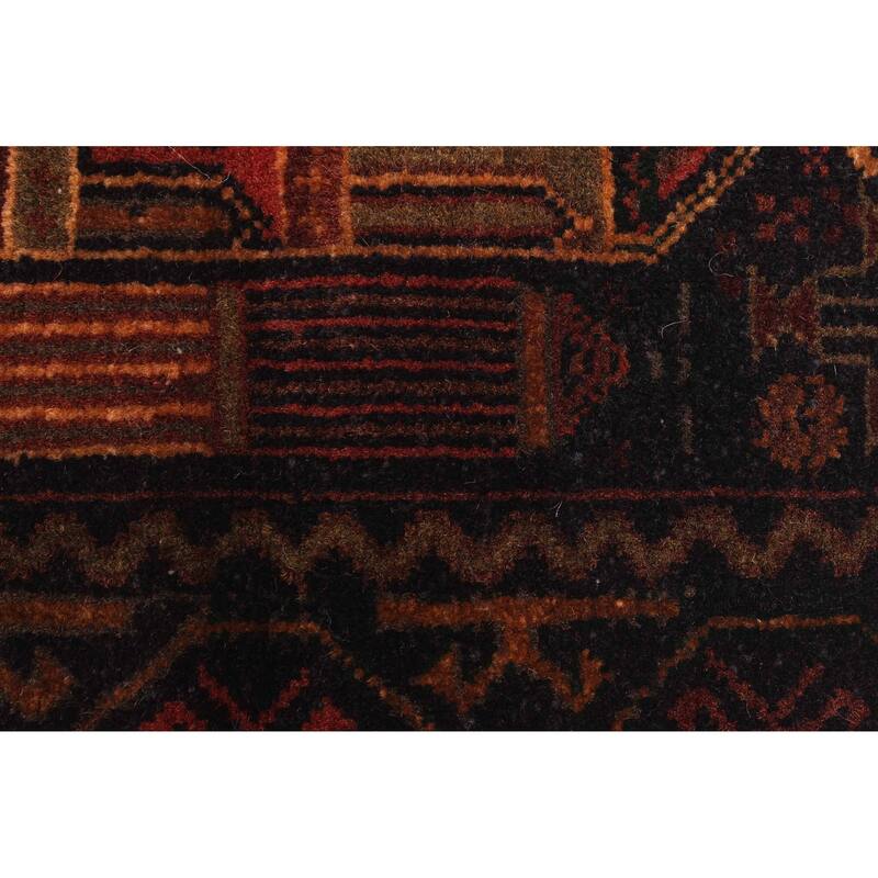 ECARPETGALLERY Hand-knotted Teimani Black Wool Rug - 3'0 x 4'8