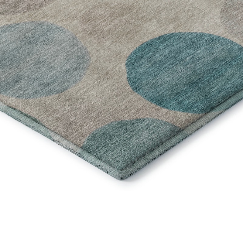 Premium Washable Super Soft Modern Bubbles Mayfield Rug