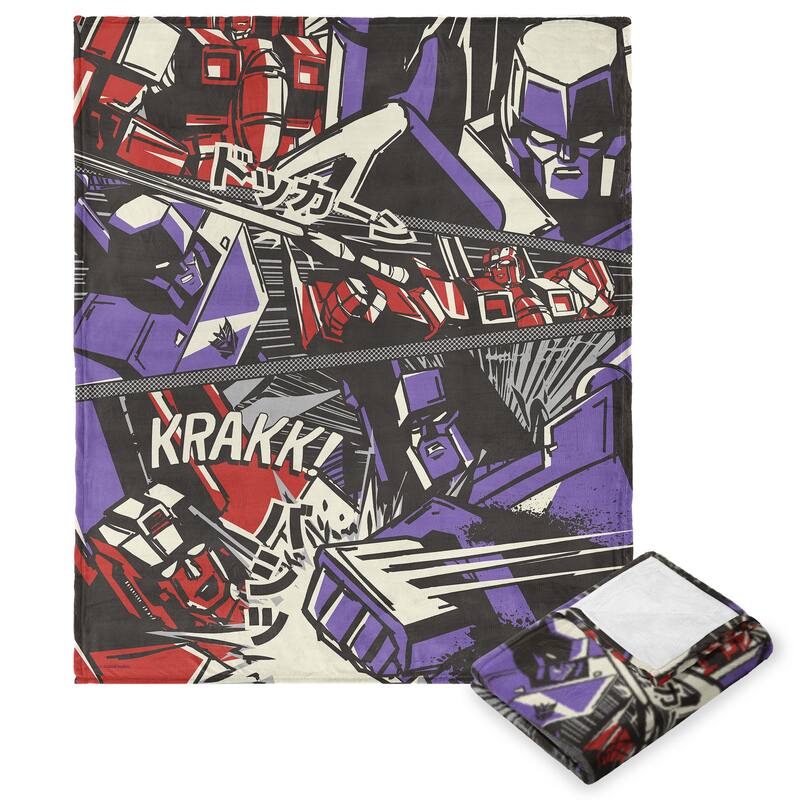 Hasbro Transformers Silk Touch Throw Blanket